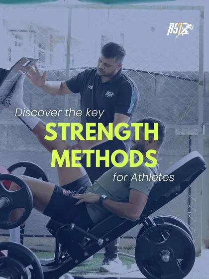Discover the key strength methods for athletes. This graphic introduces our series on different training methodologies, from maximal effort to dynamic effort, and how they combine to build a well-rounded athlete.