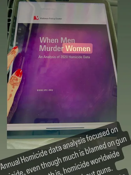 This report on "When Men Murder Women" provides critical data on homicide. While much of the analysis focuses on gun violence, the underlying issues of gender-based violence are universal.