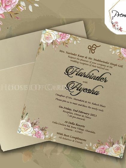 House Of Cards - Special Occasion Invitations Modern Elegance: Vellum, Pastels & Wax Seals photo 58
