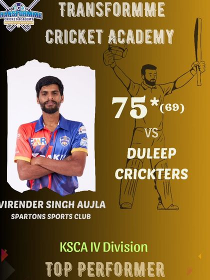 Transform Cricket Academy - Advanced Competitive Cricket Training Pathway to the Pros: KSCA League & Beyond photo 4