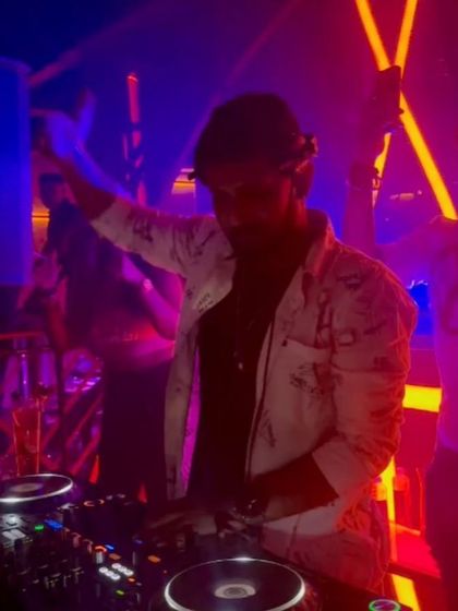 Rocking the party with the crowd fully engaged. This is what a great night looks like.