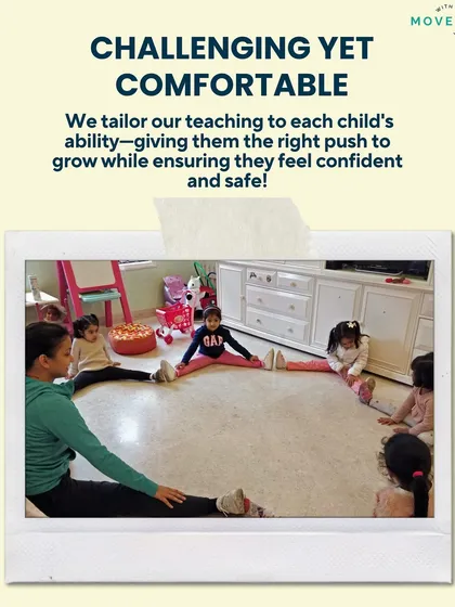 Our classes are challenging yet comfortable. We tailor our teaching to each child's ability, giving them the right push to grow.