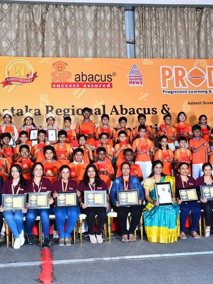I am so proud to present our state-level champions from the Karnataka Regional Abacus competition. This picture captures the joy and success that comes from consistent practice and dedication. Every child here is a star.