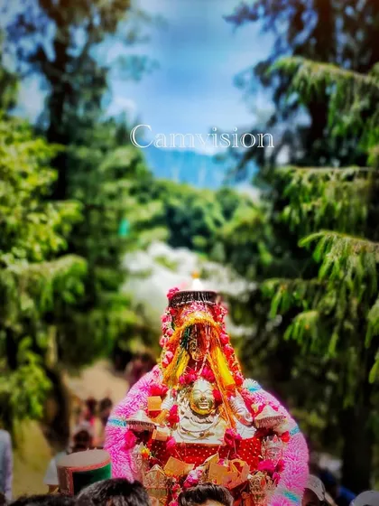Capturing the spirit of Himachal through its vibrant traditions. This shot of a local deity's procession shows my work beyond weddings, documenting the cultural fabric of our pahadi communities.