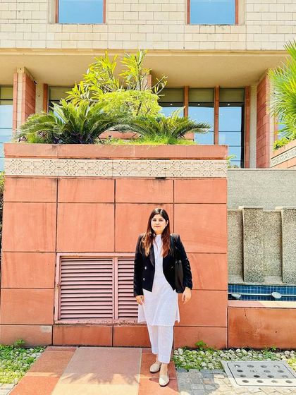 A lighter moment outside the Delhi High Court. While I handle serious matters, maintaining a sense of perspective is key.