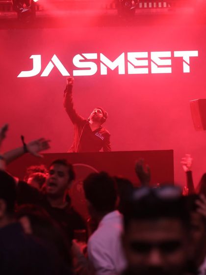 A powerful shot of me at the console with my name lit up in red at the KGA event.