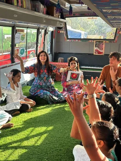 The energy on our 'Sound Space on Wheels' bus is electric. We believe music education is a right, not a privilege, and our mobile classroom brings the joy of learning directly to children in underserved communities.