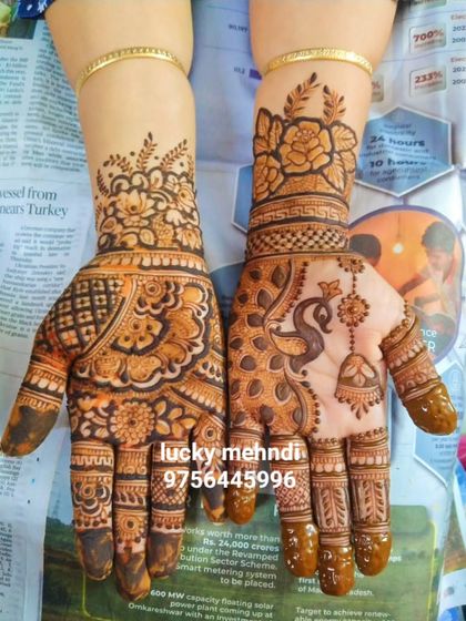 Lucky Mehndi Artist - Party & Festival Mehndi Designs for Guests & Parties photo 17