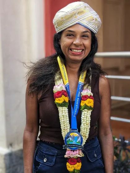 Making history at the Jog Falls 1000K BRM! Gritty Grinny becomes only the second woman ever to conquer this mighty brevet, showcasing incredible strength and determination. We are immensely proud of her achievement.