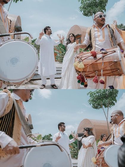 Orange Wedding Cinemas - Wedding Photography & Cinematography Vibrant Celebrations: Haldi & Mehendi photo 55