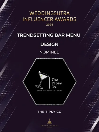 The official nominee announcement for the WeddingSutra Influencer Awards 2025. Being nominated is an honor in itself and recognizes us as leaders in the field.