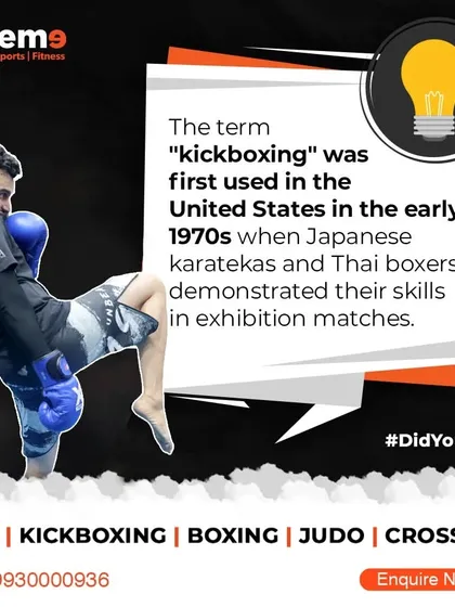 Did you know? The term "kickboxing" was first used in the 1970s when Japanese karatekas and Thai boxers showcased their skills in the US. We honor that rich history in our training.