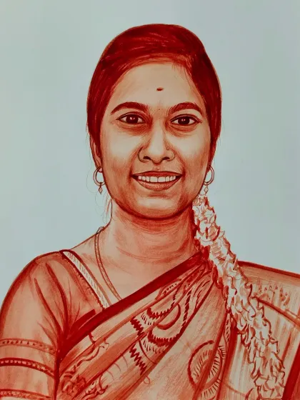 Sharan Ediga - Custom Portrait Art Blood Portraits: Your Story in Art photo 11