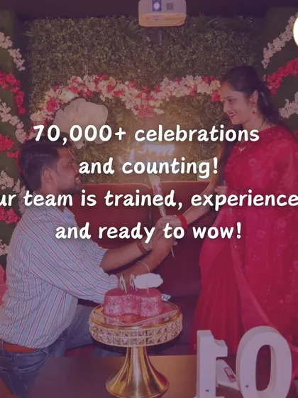 A beautiful proposal moment. With over 70,000 celebrations hosted, our experienced team knows exactly how to set the stage for your most important questions. This image captures the joy of a successful proposal.