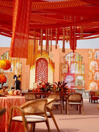 Wedding Decor Company - Wedding Event Design & Decor Radiant Haldi & Mehendi Celebrations photo 28