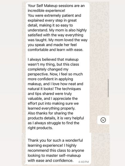 Shikha Agarwal - Personal Self-Makeup Classes Hear From My Students photo 11