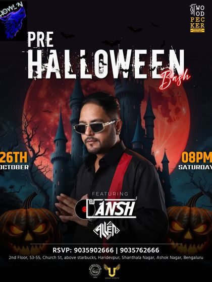 The Pre-Halloween Bash at Howlyn the Pub. I curated a spooky playlist to match the eerie decorations and costumes.