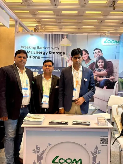Our team at the Mercom Summit, showcasing our commitment to breaking barriers with our CAML energy storage solutions and our expanding manufacturing capabilities.