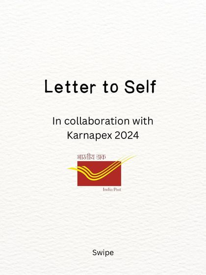 Announcing my collaboration with Karnapex 2024 and India Post, where I wrote letters and poems for philately enthusiasts.