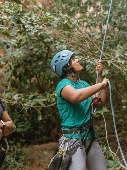 Learning to belay is a huge responsibility and a core skill in roped climbing. We provide detailed, hands-on instruction to ensure everyone feels confident managing the rope for their partner.