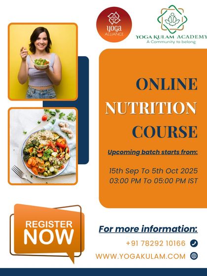 YogaKulam - Online Nutrition & Diet Planning Course What You'll Learn: Course Curriculum photo 4