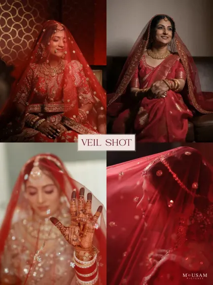 A collection of beautiful veil shots. The veil adds a layer of romance, mystery, and tradition to bridal portraits, and I love playing with it to create soft, dreamy, and timeless images.