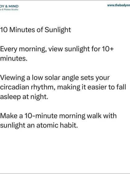 Body & Mind PhysioPilates Studio - Functional Nutrition Guidance Lifestyle Foundations: Sleep, Stress & Movement photo 7