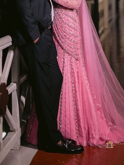 Further images showcasing my collection of modern gowns and lehengas. These photos provide different angles and details of each unique design, from romantic pre wedding shoots to elegant reception looks.