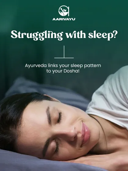 Struggling with sleep? Ayurveda links your sleep pattern to your dominant Dosha. Understanding this connection is the first step toward finding a natural solution for better rest.
