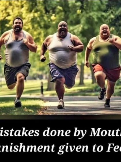 This image is a humorous but true reminder that our diet has the biggest impact on our body. What we eat matters more than how much we exercise.