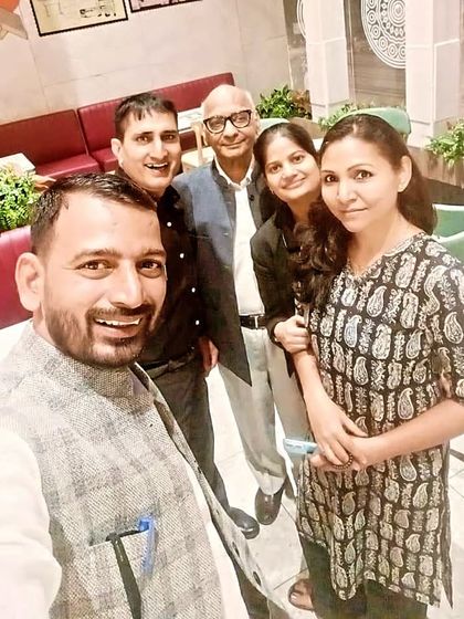 A happy selfie with family and friends. These are the moments that provide strength and support.