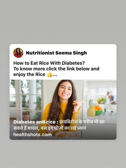 Can people with diabetes eat rice? Yes, they can! The key is in the preparation and portion control. I share tips on how to cook and consume rice in a way that doesn't spike your blood sugar levels.