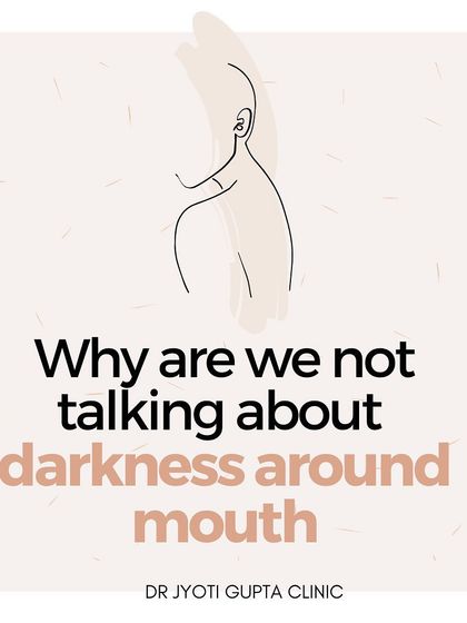 Darkness around the mouth is a common issue with multiple causes. I offer a range of treatments, from skin lightening creams and chemical peels to advanced options like Q-switched lasers and hyaluronic acid fillers, to address the specific cause of your pigmentation.