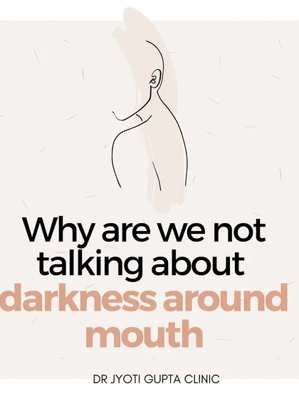 Darkness around the mouth is a major concern for many. This post explains the various causes, from vitamin deficiencies to pigmentary demarcation lines, and outlines the professional treatments we use to address it.
