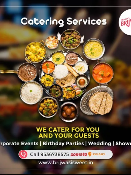 From corporate events and weddings to birthday parties, I cater for you and your guests. This vegetarian thali shows just a glimpse of the wide variety of authentic dishes I can prepare for your special occasion.