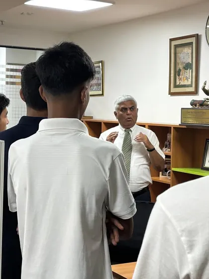 Our players listen intently as Dr. Sahni breaks down their individual fitness scores, providing actionable advice to maximize their physical and mental performance.