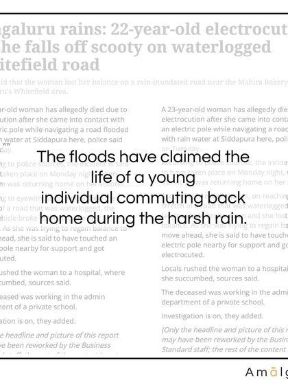 The human cost of urban flooding is immense, as highlighted by this tragic news report. Designing safer urban infrastructure is not just a technical exercise; it is a responsibility to protect lives and ensure people can navigate their city safely, even during harsh weather.