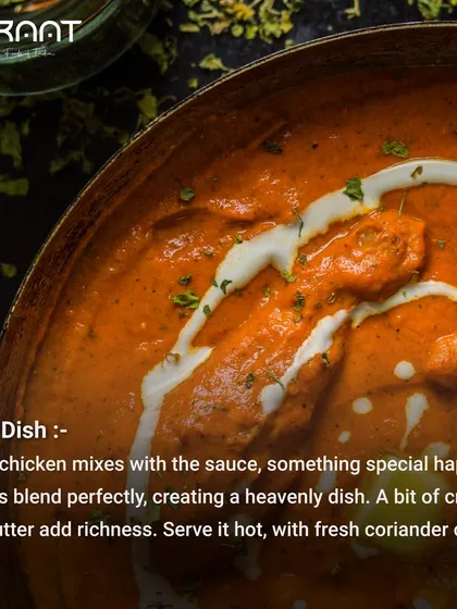 The final dish is a heavenly blend of chicken and sauce, with a bit of cream and butter for richness.