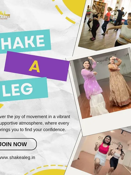 This collage captures the essence of Shake a Leg. It shows the variety of dance styles we teach and the vibrant, supportive atmosphere we create for everyone who walks through our doors.