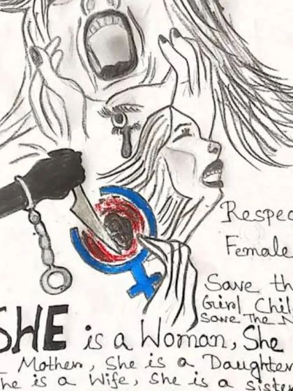 This artwork powerfully depicts the violence women face. It's a stark reminder of why I am so passionate about my work as a wellness advocate and lawyer, fighting for those who have been wronged.