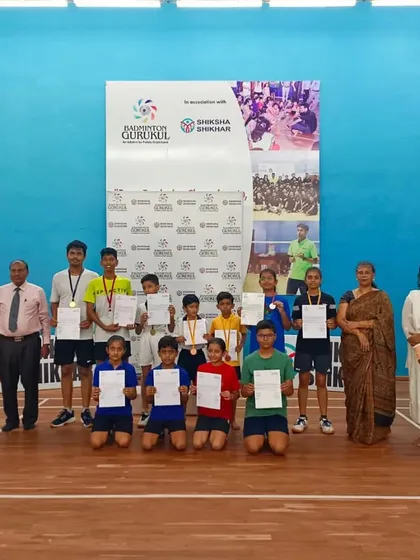 A group of proud winners with their certificates and medals. Recognizing effort is a key part of our event philosophy.