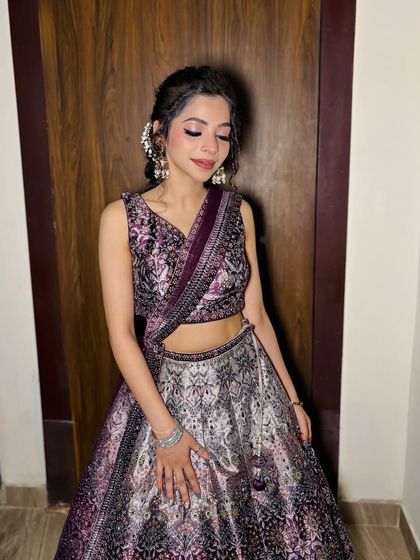 A beautiful portrait of the client, looking elegant and stylish.