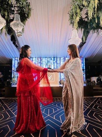 A beautiful, tender moment between two sisters during their duet performance.