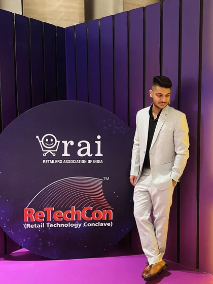 At the ReTechCon (Retail Technology Conclave) event, ready to bring some magic to the world of retail tech.