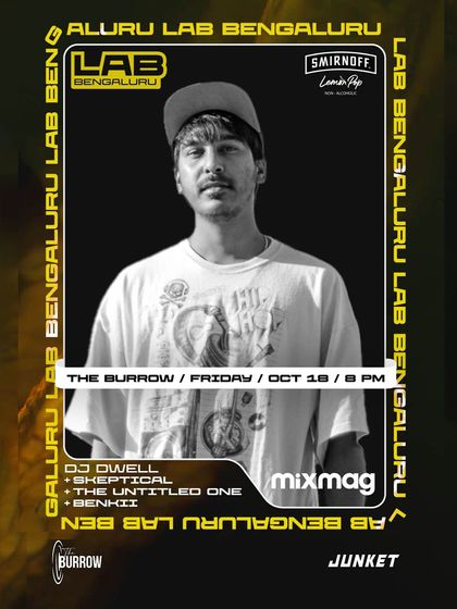 My artist flyer for the Mixmag Lab event. It was a huge opportunity to be featured on a lineup with an international headliner like Skeptical.
