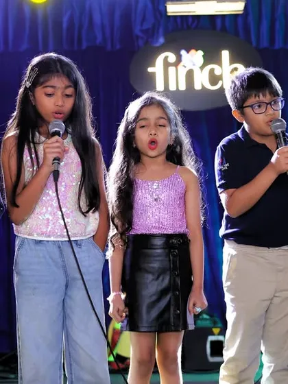 It's never too early to be a rockstar! Our band and ensemble program is open to students of all ages. Seeing our youngest vocalists take the stage with confidence is one of the most rewarding parts of what we do.