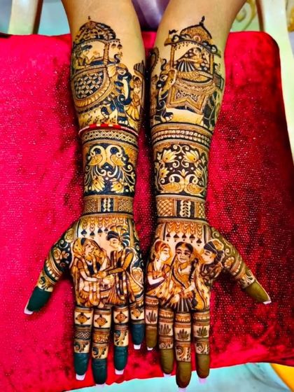 Kanha Mehandi - Bridal Mehndi Custom Storytelling & Portrait Mehndi photo 50