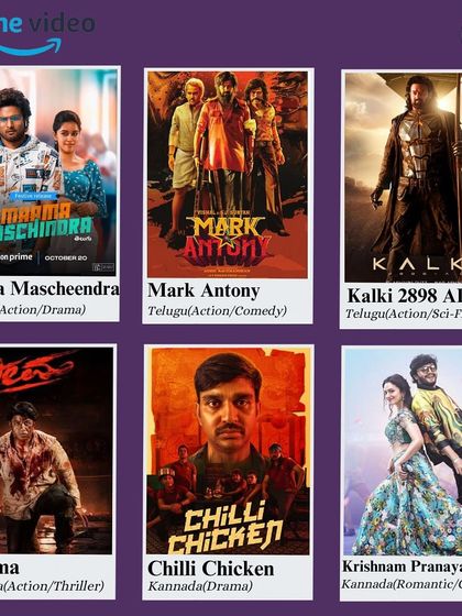 Action, sci-fi, and romance from Prime Video, including some of the most anticipated films of the year.