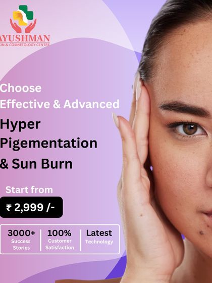 Don't let sunburn and hyperpigmentation affect your confidence. We offer effective, advanced treatments starting from an accessible price point, backed by over 3000 success stories.
