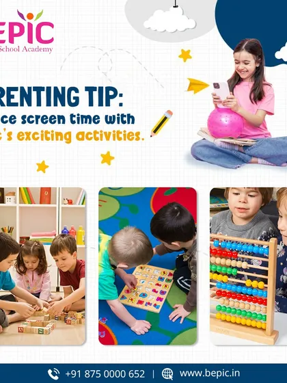 As a parenting tip, we encourage reducing screen time with exciting real-world activities. Our classes keep kids engaged and active with enriching experiences like block building, alphabet games, and abacus training.